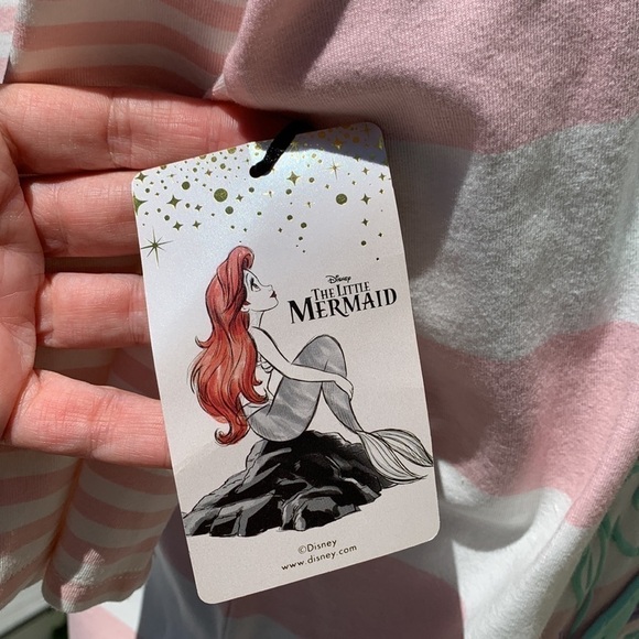HER universe disney the little mermaid 30th anniversary striped twist front top - Picture 11 of 15